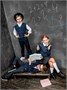 Жилет для мальчика Amarobaby Pure Love, School, вязаный, серый AB-OD21-PLS1001/11-122