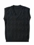Жилет для мальчика Amarobaby Pure Love, School, вязаный, черный AB-OD21-PLS1001/09-122