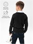 Кардиган для мальчика Amarobaby Pure Love, School, вязаный, черный AB-OD21-PLS1901/09-122