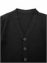 Кардиган для мальчика Amarobaby Pure Love, School, вязаный, черный AB-OD21-PLS1901/09-122