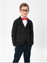 Жакет для мальчика, Amarobaby Pure Love, School, вязаный, черный AB-OD21-PLS2001/09-122