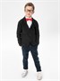 Жакет для мальчика, Amarobaby Pure Love, School, вязаный, черный AB-OD21-PLS2001/09-122