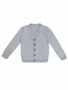 Кардиган для мальчика Amarobaby Pure Love, School, вязаный, серый AB-OD21-PLS1901/11-122