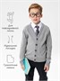 Кардиган для мальчика Amarobaby Pure Love, School, вязаный, серый AB-OD21-PLS1901/11-122