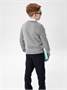 Кардиган для мальчика Amarobaby Pure Love, School, вязаный, серый AB-OD21-PLS1901/11-122