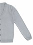 Кардиган для мальчика Amarobaby Pure Love, School, вязаный, серый AB-OD21-PLS1901/11-122