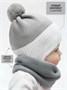 Снуд детский вязаный Amarobaby Pure Love SNOOD, серый AB-OD21-PLS9/11-0