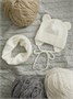 Шапка детская вязаная Amarobaby Pure Love BEAR, молочный, демисезонная, с подкладом AB-OD21-PLB16/33-38