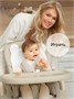 Детский стульчик для кормления Amarobaby, Allure, бежевый AB23-23ALL/03