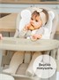 Детский стульчик для кормления Amarobaby, Allure, бежевый AB23-23ALL/03