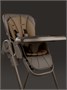 Стульчик детский для кормления Amarobaby, Gourmet, коричневый AB25-23GOU/12