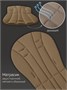 Стульчик детский для кормления Amarobaby, Gourmet, коричневый AB25-23GOU/12