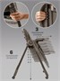 Стульчик детский для кормления Amarobaby, Gourmet, коричневый AB25-23GOU/12