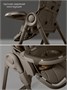 Стульчик детский для кормления Amarobaby, Gourmet, коричневый AB25-23GOU/12