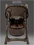 Стульчик детский для кормления Amarobaby, Gourmet, коричневый AB25-23GOU/12