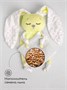 Подушка (комфортер - грелка) AmaroBaby Flax Love, желтый AMARO-41CLF-Y0