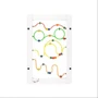 Дидактическая настенная панель IKC Wire Beads White 1824667653