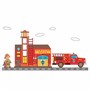 Декоративно-развивающая панель Город Профессии "Мишка" 115137367