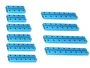 Ресурсный набор коротких металлических планок Short Beam 0824 Robot Pack-Blue 95000 1637438124