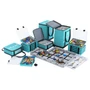 Комплект для класса VEX GO Kit 5-pack with Storage (5 наборов) VEX GO + Дополнительный набор для класса Classroom Add-On 228-3606 228-3607 1216454857
