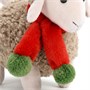 Овечка Долли в шарфике бежевая, (17 см) 2706B