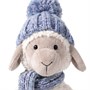 Овечка Баффи в голубой шапке, (25 см) 2714A