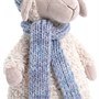 Овечка Баффи в голубой шапке, (25 см) 2714A
