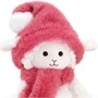 Овечка Зефирка в малиновой шапочке, (20 см) 2715B