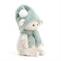 Овечка Зефирка в мятной шапочке, (25 см) 2716B