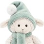 Овечка Зефирка в мятной шапочке, (25 см) 2716B
