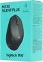 Мышь беспроводная Logitech M330 Silent Plus, радио, оптическая, USB, 1000dpi, черный [910-004924] 1925162