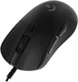 Мышь проводная Logitech G403 Hero, игровая, оптическая, USB, 25600dpi, черный [910-005636] 1995976