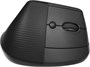 Мышь беспроводная Logitech Lift, Bluetooth/Радио, вертикальная, оптическая, USB, 4000dpi, графитовый [910-006485] 2043968