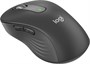 Мышь беспроводная Logitech M650 Large, Bluetooth/Радио, оптическая, USB, 4000dpi, графитовый [910-006388] 1995975