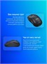 Мышь беспроводная Logitech Silent M220, радио, оптическая, USB, 1000dpi, темно-серый и черный [910-004895] 1964258