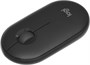 Мышь беспроводная Logitech Pebble 2 M350S, Bluetooth, оптическая, 4000dpi, графитовый [910-006988] 2011235