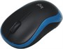 Мышь беспроводная Logitech M185, радио, оптическая, USB, 1000dpi, черный и синий [910-002632] 1891713
