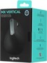 Мышь беспроводная Logitech MX Vertical, Bluetooth/Радио, вертикальная, оптическая, USB, 4000dpi, черный и серебристый [910-005449] 1980396