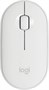 Мышь беспроводная Logitech Pebble M350, Bluetooth/Радио, оптическая, USB, 1000dpi, белый [910-005541] 1892789