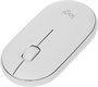 Мышь беспроводная Logitech Pebble M350, Bluetooth/Радио, оптическая, USB, 1000dpi, белый [910-005541] 1892789