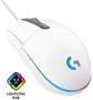 Мышь проводная Logitech G102 LightSync, игровая, оптическая, USB, 8000dpi, белый [910-005809] 1891709