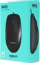 Мышь проводная Logitech M90, оптическая, USB, 1000dpi, черный [910-001795] 1826274
