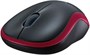 Мышь беспроводная Logitech M185, радио, оптическая, USB, 1000dpi, черный и красный [910-002633] 1891714