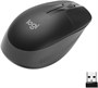 Мышь беспроводная Logitech M190, радио, оптическая, USB, 1000dpi, черный и темно-серый [910-005905/910-005902] 1829462