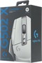 Мышь беспроводная Logitech G502 X Lightspeed, игровая, радио, оптическая, USB, USB-C, 25600dpi, белый [910-006228] 2004484