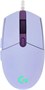 Мышь проводная Logitech G102 LightSync, игровая, оптическая, USB, 8000dpi, сиреневый [910-005857] 1972171