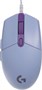 Мышь проводная Logitech G102 LightSync, игровая, оптическая, USB, 8000dpi, сиреневый [910-005857] 1972171