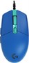 Мышь проводная Logitech G102 LightSync, игровая, оптическая, USB, 8000dpi, синий [910-005810] 1972168