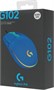 Мышь проводная Logitech G102 LightSync, игровая, оптическая, USB, 8000dpi, синий [910-005810] 1972168