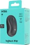 Мышь беспроводная Logitech M186, радио, оптическая, USB, 1000dpi, черный и серый [910-004131] 1976555